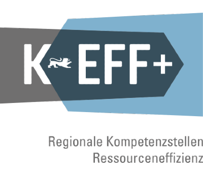 Logo der Regionalen Kompetenzstellen Netzwerk Energieeffizienz Plus (KEFF+)